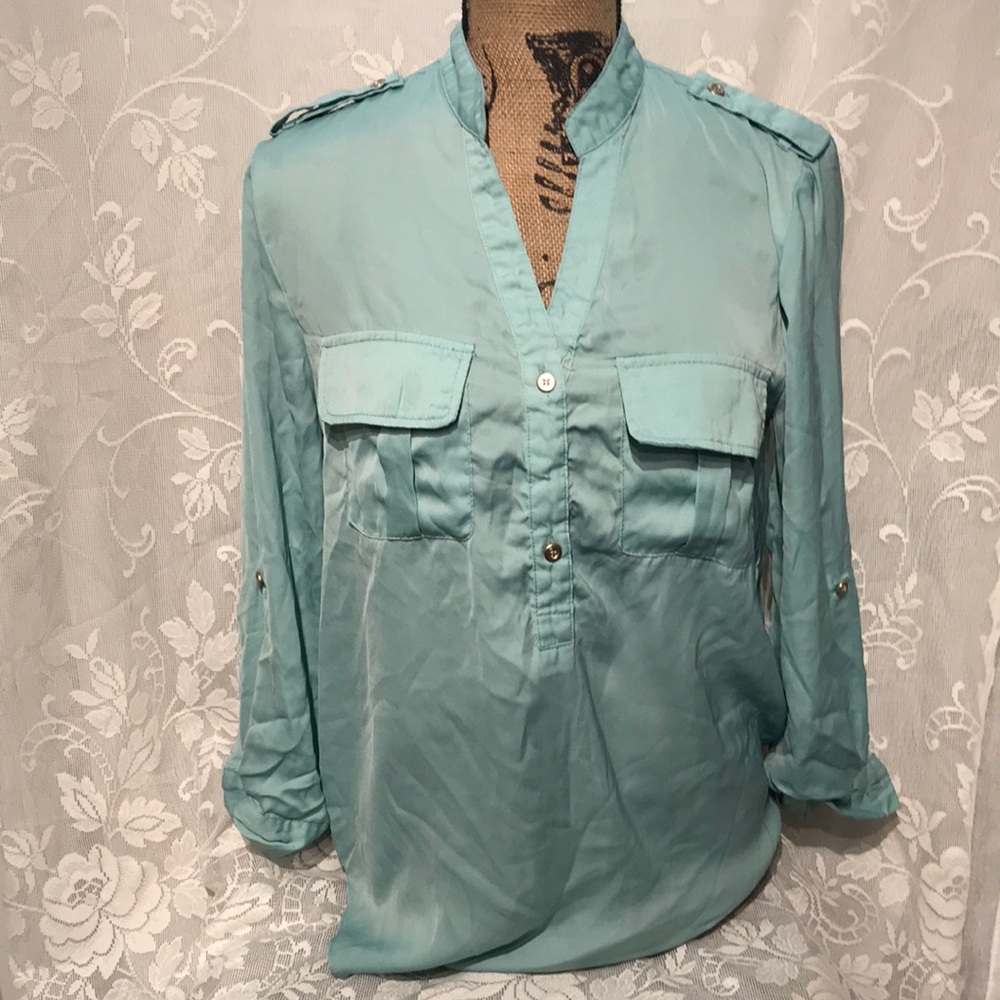 Ellison Ellison Ellison Pastel green blouse size S